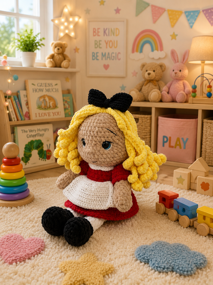 Adorable Handmade Crochet Doll – A Charming Companion for Play & Display