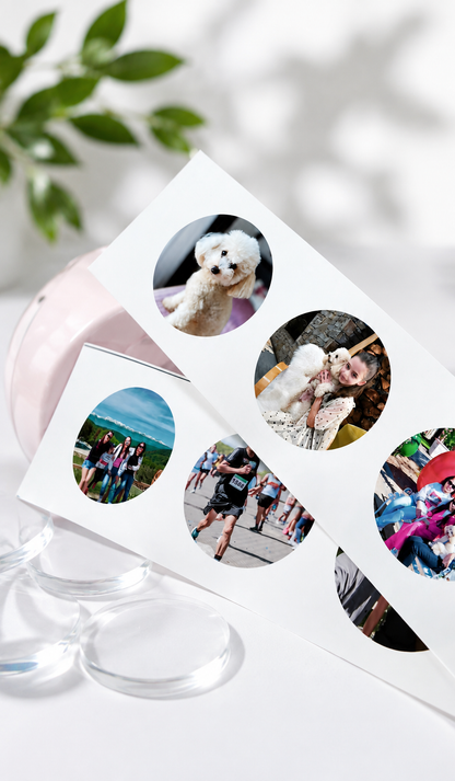2" Pearl Glass Photo Magnets – Turn Your Memories Into Keepsakes