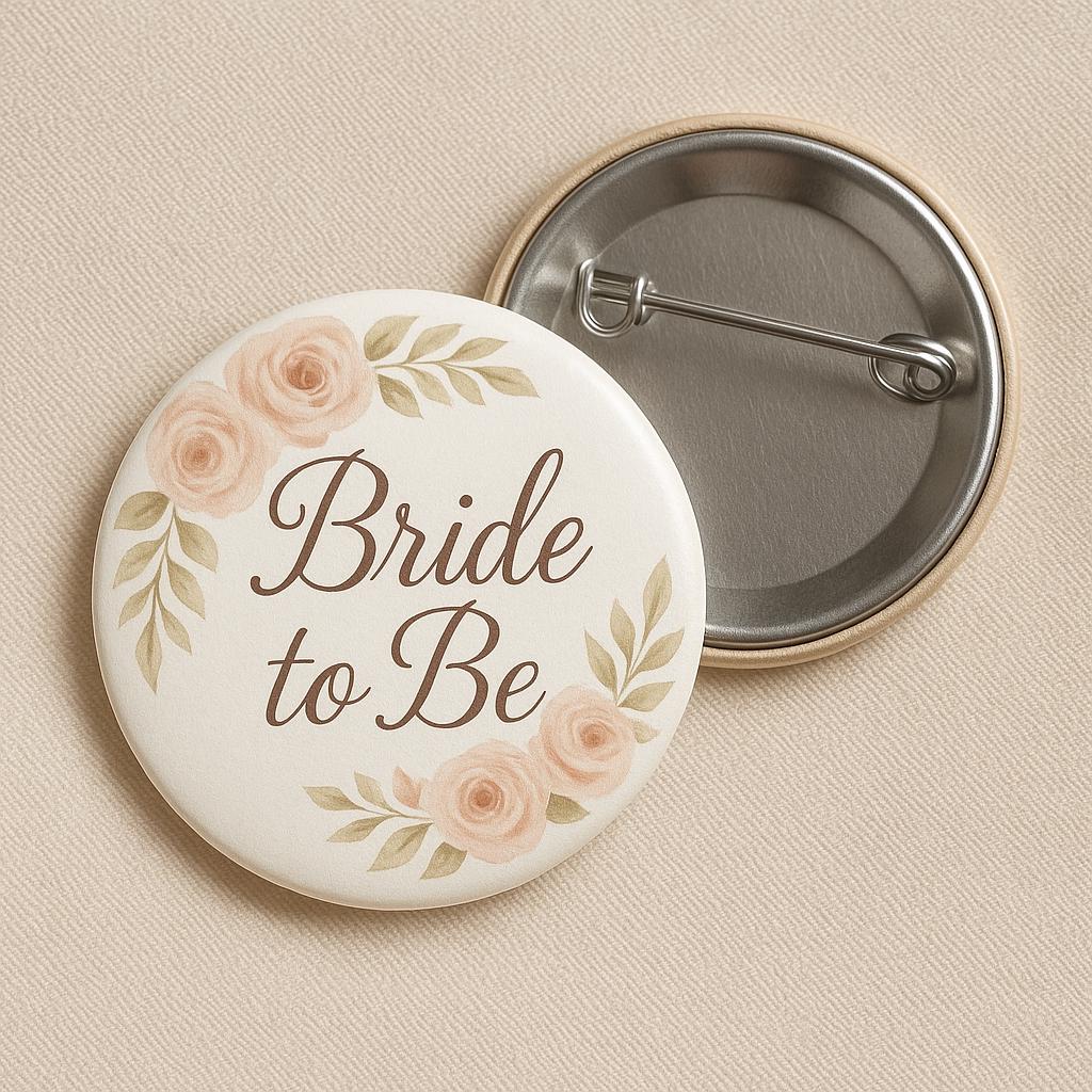 Bridal Shower & Bachelorette Pins – Bride Squad Party Essentials