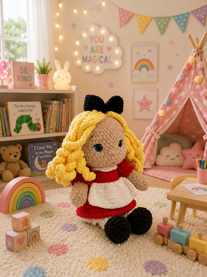 Adorable Handmade Crochet Doll – A Charming Companion for Play & Display