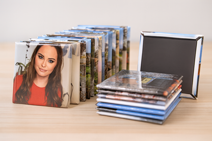 Custom Photo Fridge Magnets – Personalized 2x2 Family Gift & Save the Date