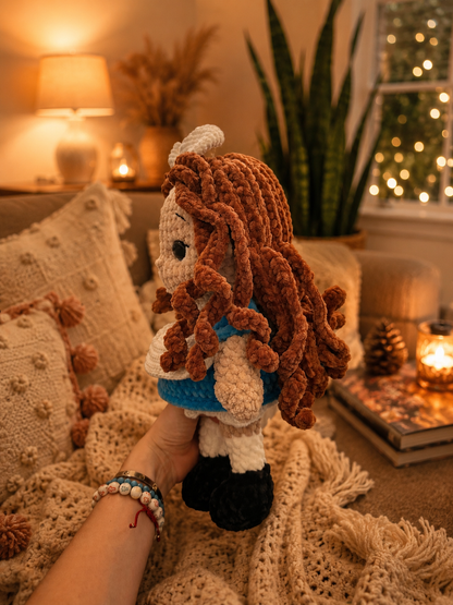 Adorable Handmade Crochet Doll – A Charming Companion for Play & Display