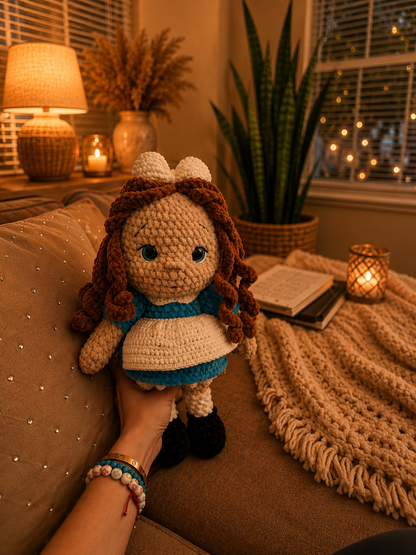 Adorable Handmade Crochet Doll – A Charming Companion for Play & Display