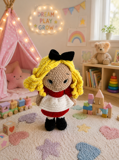Adorable Handmade Crochet Doll – A Charming Companion for Play & Display