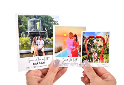 Custom Photo Save the Date Magnets for Wedding Announcement