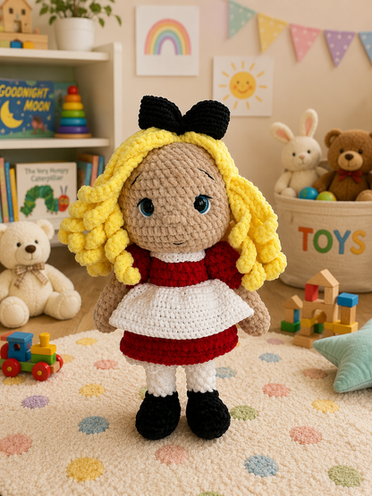 Adorable Handmade Crochet Doll – A Charming Companion for Play & Display