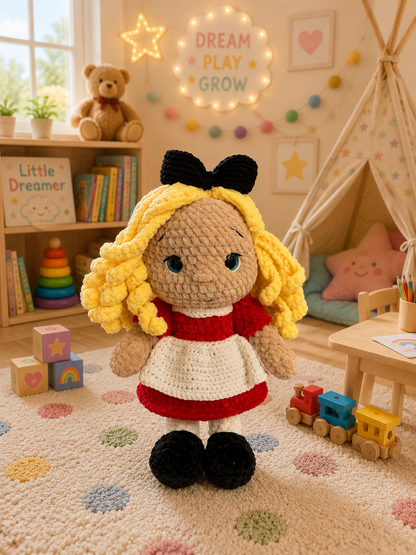 Adorable Handmade Crochet Doll – A Charming Companion for Play & Display