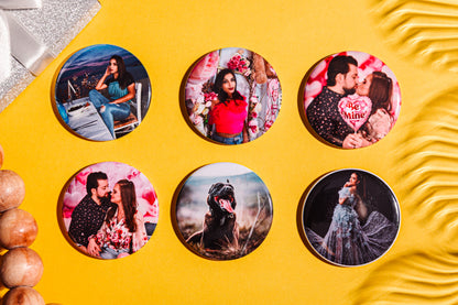Custom Photo Button Magnet – 2.25 Inch Personalized Badge