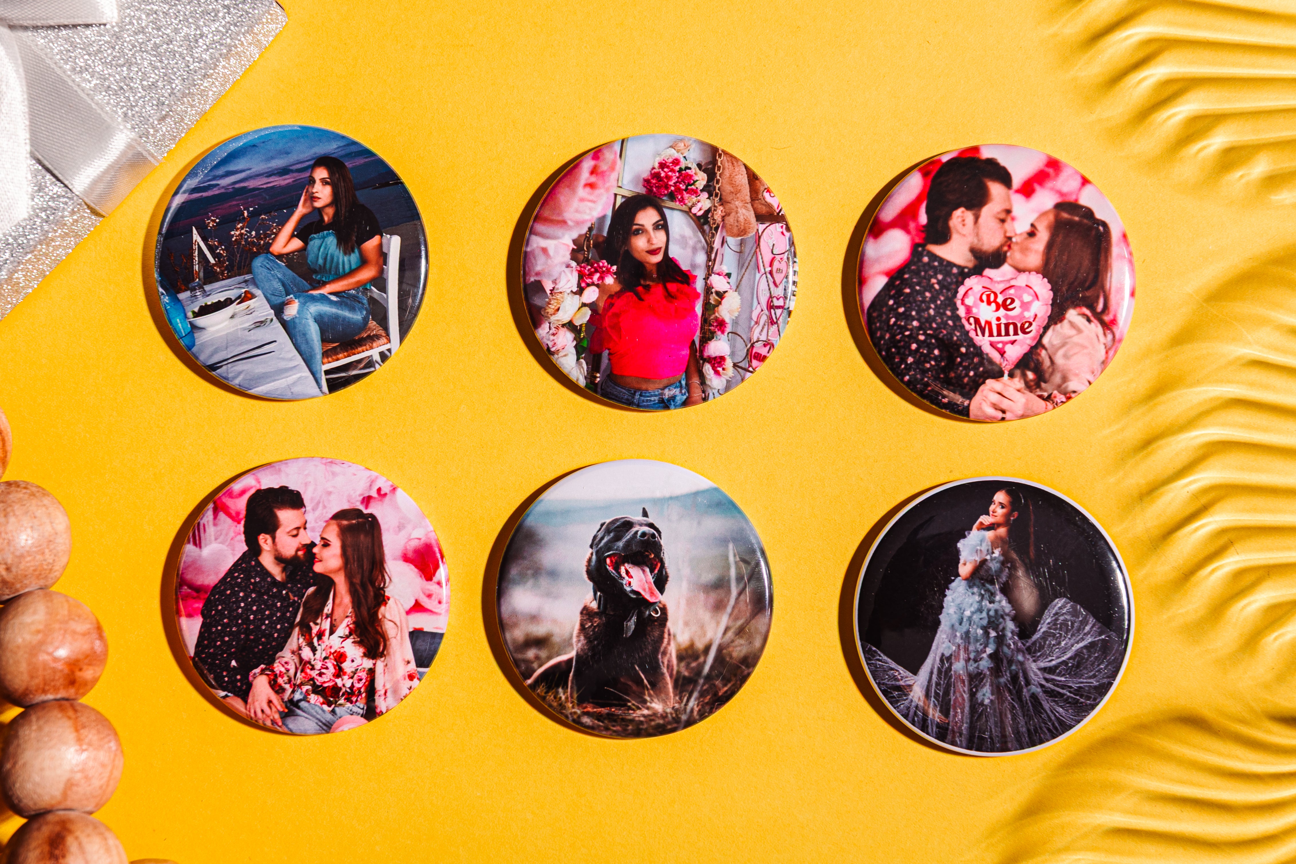 Custom Photo Button Magnet – 2.25 Inch Personalized Badge