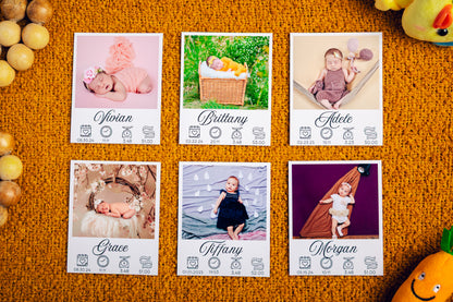Custom Baby Milestone Photo Magnet – Personalized Keepsake Gift